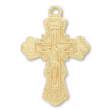 Charm Cross No.16 Ancient Gold