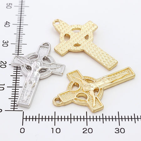 Charm Cross No.17 Ancient Gold