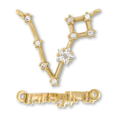 チャーム 星座2 うお座 2カン キュービックジルコニア/RC