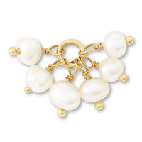 Glasses Fringe Charm Freshwater Pearl White/G