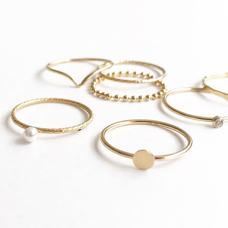 Ringdai Staking Ring Ring Disk K14GF