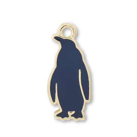 Charm Penguin Flat Navy/G