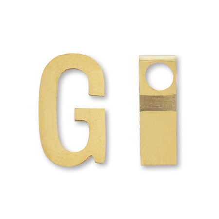 Metal Part Initials G Gold