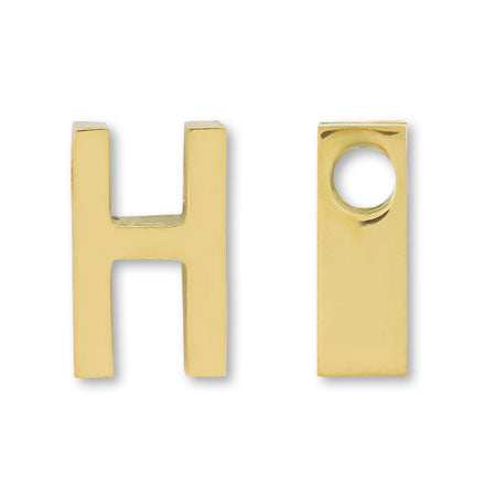Metal part initials: H gold