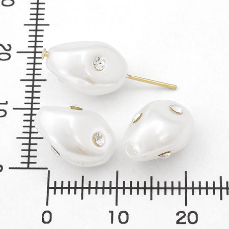 Ishitsuki Resin Baroque 1 White AB/Crystal