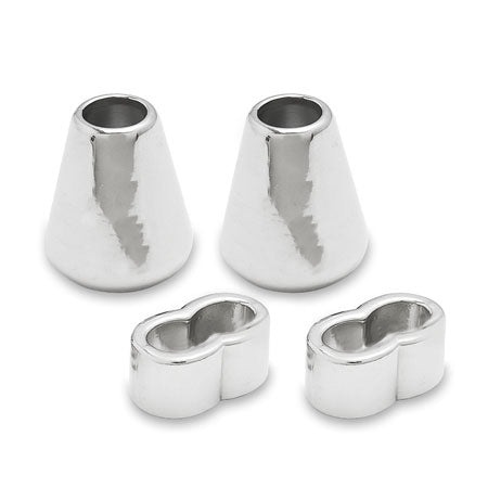 金具セット スマホストラップ用コード対応 ニッケル