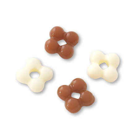 アクリル ドイツ製 プチフラワー エッグシェル/マロン【アウトレット】