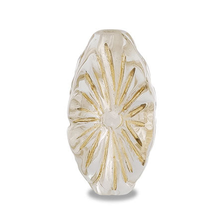 アクリル ドイツ製 ナツメ フラワー4面 クリスタル/G【アウトレット】