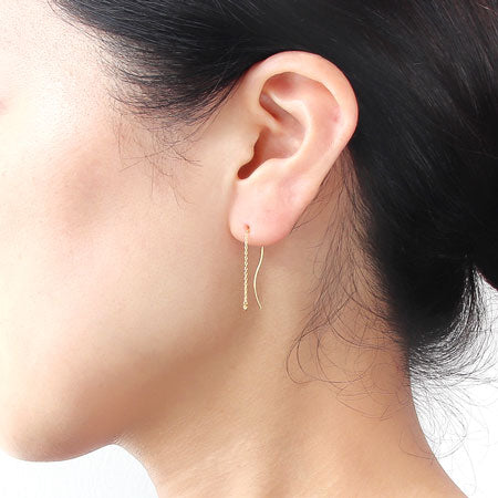 American Earrings Wave No.2 Gold
