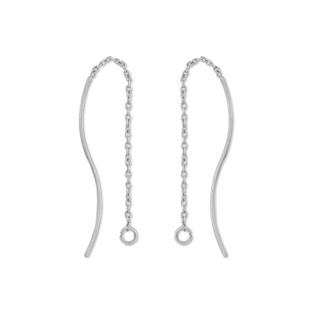 アメリカンピアス ウェーブ No.2 ロジウムカラー