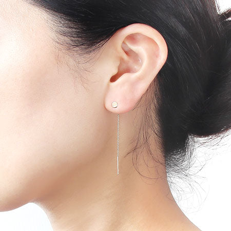アメリカンピアス 丸皿 ゴールド