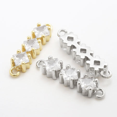Charm Cubic Zirconia Claw Claw Square 3 2 2 2 Changold