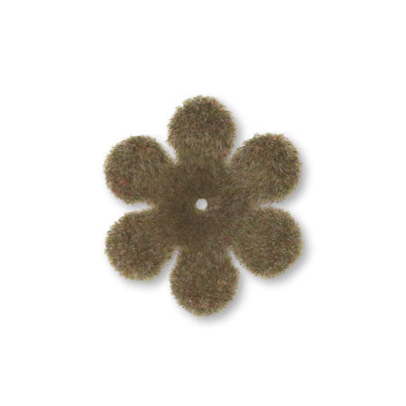 フロッキーパーツ 6弁花 オリーブ【アウトレット】