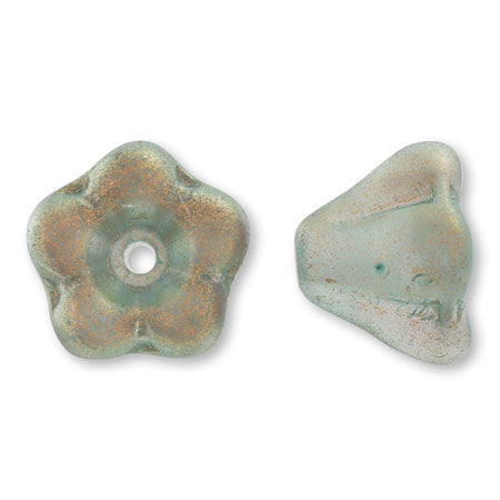 Czech Bellflower 3 Emerald Bronze