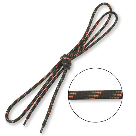Smartphone strap cord black orange mix