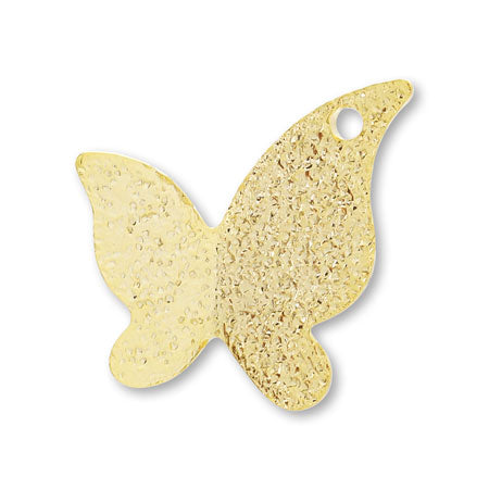 Metal parts Stardust Butterfly No.2 1 hole gold