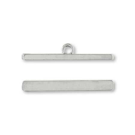 Metal-part bar cum rodium color