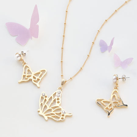 レジンフレーム 蝶 No.1 ゴールド