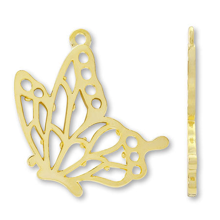 レジンフレーム 蝶 No.2 ゴールド