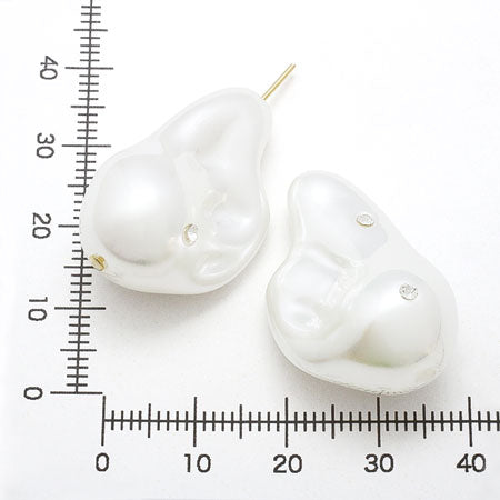 Ishitsuki Resin Baroque 4 White AB/Crystal