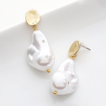 Ishitsuki Resin Baroque 4 White AB/Crystal