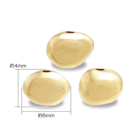 CCBパーツ バロックビーンズ3 ロジウムカラー