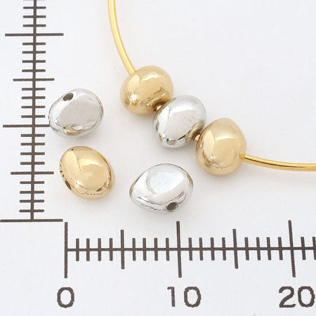 CCB Parts Baroque Beans 3 Rhodium Color