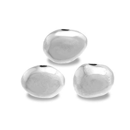 CCB Parts Baroque Beans 3 Rhodium Color