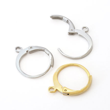 ピアス フレンチフック ラウンド ゴールド