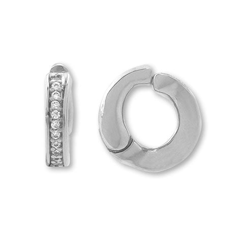 イヤーカフ バネ式 No.1 キュービックジルコニア/RC