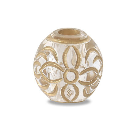 Acrylic made in Germany round flower crystal/G