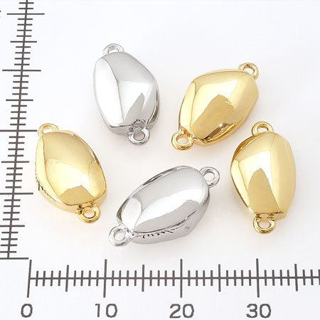 ジョイントパーツ 変形 2カン ロジウムカラー