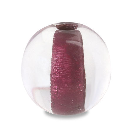 Czech Round Crystal/Magenta