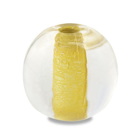 Czech Round Crystal/Yellow