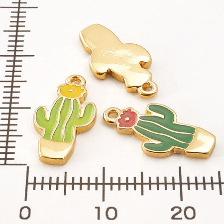 Charm cactus flat yellow green / g