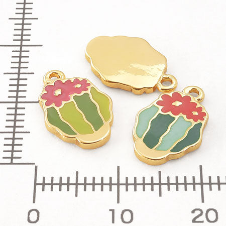 Charm Cactus Maru Flat Green/G