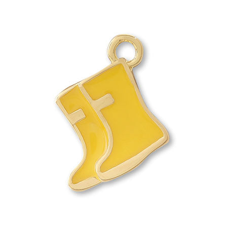 Chart Choe Shoe flat yellow eloe /G