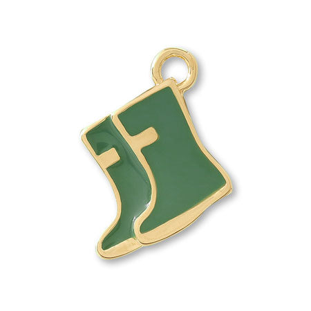 Charm Choe Shoe Flat Green/G