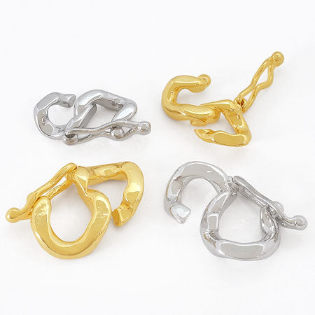 Design clasp Kihei rhodium color