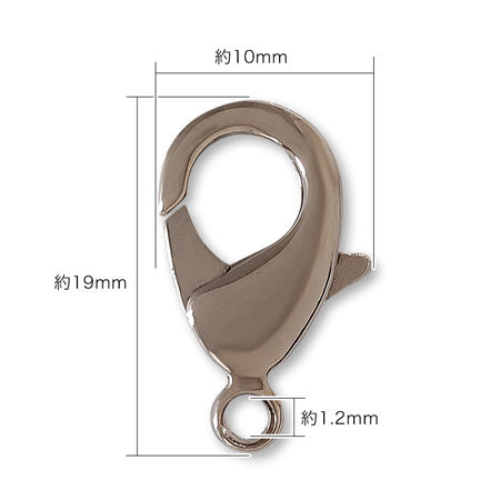 カニカン No.9 ウォーンロジウムカラー