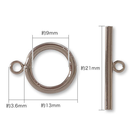 真鍮マンテル No.6 ウォーンロジウムカラー