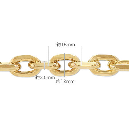 アルミチェーン AL135-4F ゴールド
