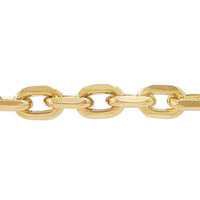 Aluminum chain AL135-4F gold
