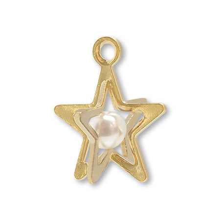 Metal Charm T-110 Gold.