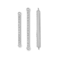 メタルスティック石付 幅広 2カン クリスタル/RC【アウトレット】