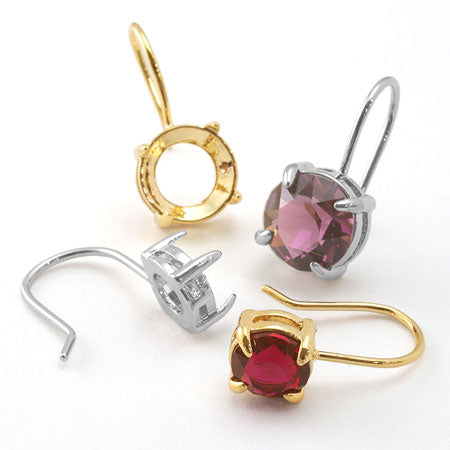 フックピアス 石座付ラウンド