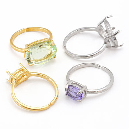 Gold Plated oval ring