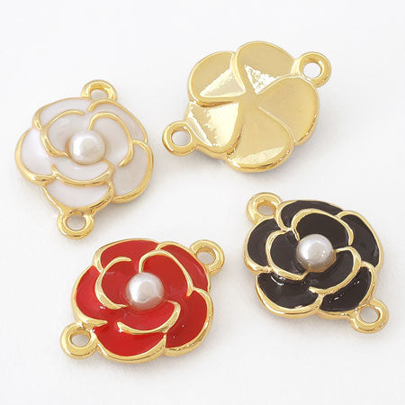 Charm Girls Camellia 2-ring Black/G
