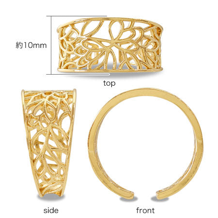 Ring stand Sukasi flower gold