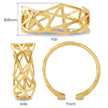Ring stand Sukasi geometric gold